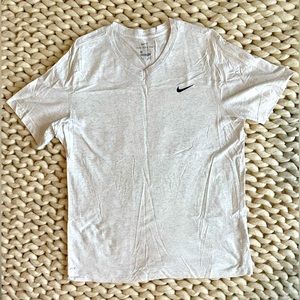 White Nike V Neck